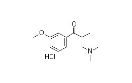 3-(Dimethylamino)-1-(3-methoxyphenyl)-2-methyl-1-propanone hydrochloride；cas：37951-53-4